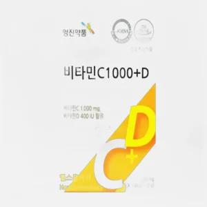 영진약품 비타민C1000 + D 100정 영진비타민D