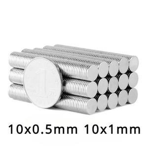 10x0.5 10x1mm 가정용 냉장고, 사무실 DIY용 소형 원형 자석 10*1