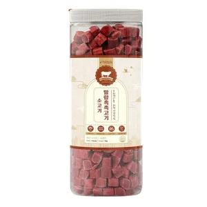 [콩심팥심]강아지 국내산 소프트 소고기 큐브 1kg 1P 영양 트릿 보상용간식