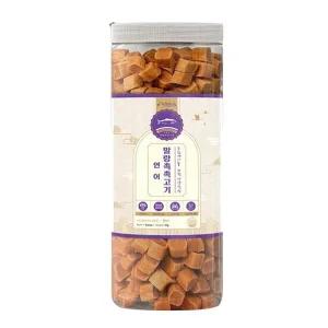 [콩심팥심]강아지 국내산 소프트 연어 큐브 1kg 1P 영양 트릿 보상용간식