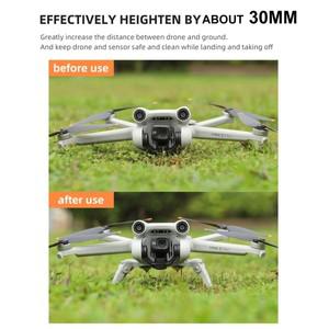 조도센서DJI Mini 3 Pro 랜딩 기어의 경우 삼각대 확장 보호 장치 증가 동체 높이 접이식 드론 부품