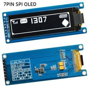 OLEDIPS 2.08 인치 24PIN 흰색 PM OLED 스크린 SSD1307 드라이브 IC 128*32 SPI/I2C/병렬 인터페이스