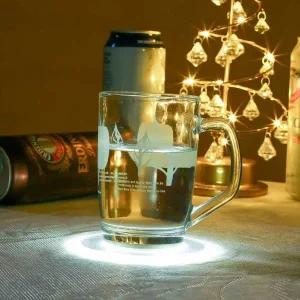 led 컵 받침대 용품 잔받침 홈파티용품 컵받침홀더