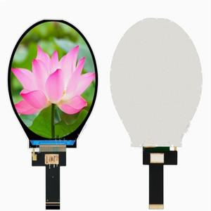 TFTTFT LCD 라운드 스크린 JD9365DA-H3 드라이브 IC 800(RGB)* 800 MIPI 인터페이스, IPS 3.4 인치, 30 핀