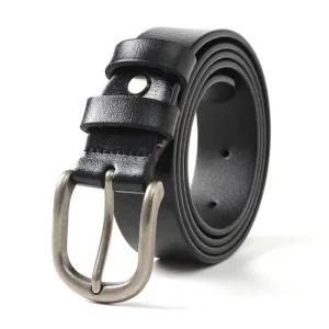 비타리토 여성 소가죽 벨트 S-4 슬림 110cm 블랙 여성원피스벨트 레더벨트 여성허리띠