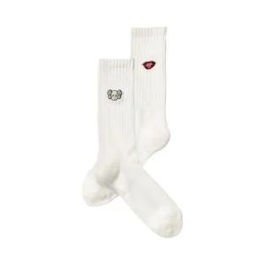 유니클로 UT x 카우스 워홀 삭스 B 화이트 Uniqlo Kaws Warhol Socks White