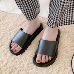 검정 슬리퍼 남자 여성 회사 사무실 발편한 신발 실내 남자슬리퍼 남자외출슬리퍼