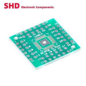 DIP 핀 보드 피치 IC 어댑터 플레이트 변환 QFN44 0.5mm QFP 44 48 to 전송 10 개