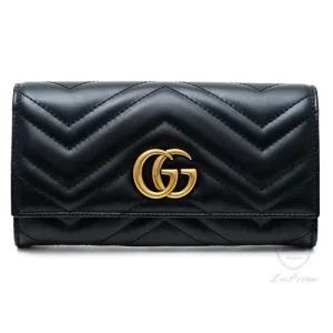 [GUCCI]  GG 마몬트 마틀라쎄 장지갑 443436-DTD1T-1000