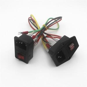 로커 스위치 퓨즈 IEC320 C14 Makerbot Ultimaker 10A 커넥터 플매트 카펫 러그 용 입구 전원 소켓