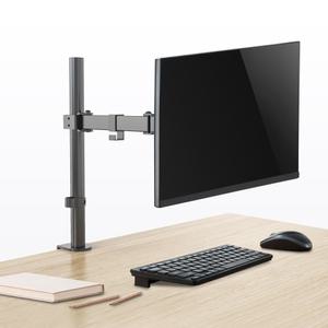 모니터암 책상 클램프 커브드 평면 장착 가능 관절형 /싱글 모니터 거치대 NX1330