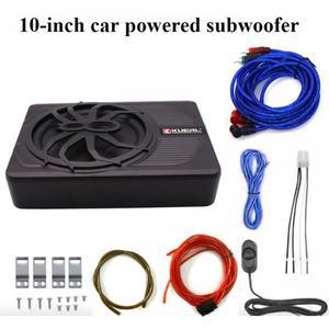 RMS 120w 차량용 오디오 시스템: 10인치 파워드 서브우퍼 본체, 순수한 베이스, 초슬림 스피커의 언더시트