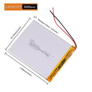 407080 357080 리튬 폴리머 리포 배터리 Mp3 7 인치 8 태블릿 PC 전자책 3.7v 3000mAh