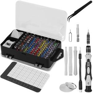 117 in 1 정밀 정비공 스크루 드라이버세트 Torx Triwing Bits가 포함 된 미니도구 Macbook 노트북 PC  Pho