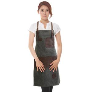 [뷰티] 고급 통가죽 캔버스 앞치마 B/T 1199 (고리)