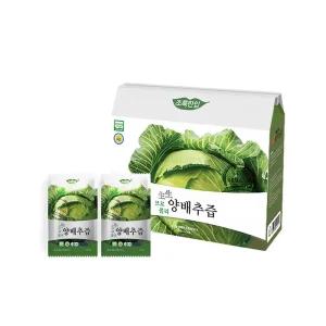 [초록한입] 국내산 유기농 브로콜리 양배추즙 110ml 30포