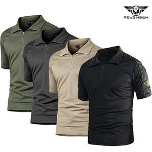 [화생방] PAVE HAWK 하이 퍼포먼스 집업 티셔츠(Zipup T-shirt) 