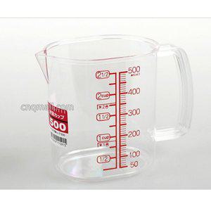 일본 투명 계랑컵 500ml K159 계량스푼 홈베이킹 조리도구