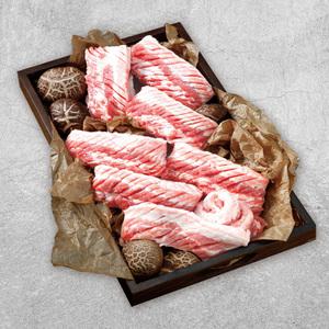 [국제식품] 우리돼지 한돈 냉장 칼집 벌집 오겹살 400g(구이용,바베큐용)