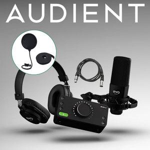 AUDIENT 오디언트 EVO SRB 오디오 인터페이스 레코딩 팝필터 패키지