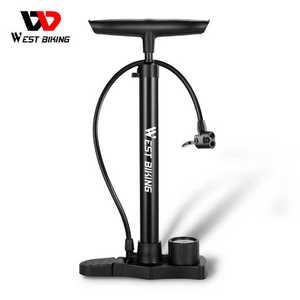압력게이지 자전거펌프 160psi 웨스트바이킹 플로어 에어펌프 공기주입기