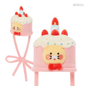 춘식이 굿즈 미니 생일파티 케익 머리띠 머리끈 10x10x12cm