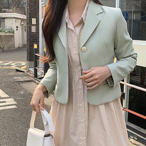 [공구우먼] [제작] 리피 크롭 자켓 73727 빅사이즈 여성의류
