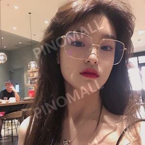 남자 여자 얼굴형에맞는 가벼운 안경 빈티지 금테 빅사이즈 대두 오버사이즈 사각 안경테