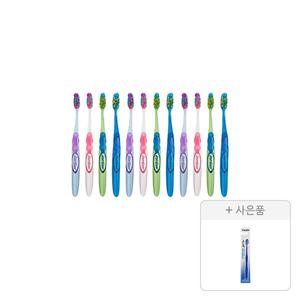 조르단 어린이 칫솔 스텝 4단계 색상랜덤, 12개+증정(가그린 스탠다드 칫솔, 1개)