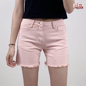 846 여성 핑크 진 데님 청 반바지 여자 쇼츠 팬츠 특 가 세 일