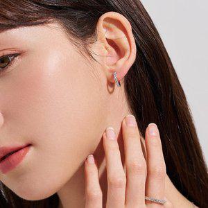 [도로시] 18k 모이사나이트 베이직 링귀걸이