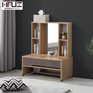 엣지있는 화장대 서랍장+수납거울 (좌식) 80cm WB268