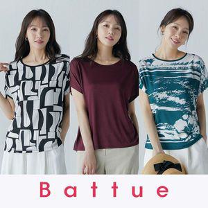 [NS홈쇼핑](L) [바띠] 반전 티블라우스 3종[34401586]