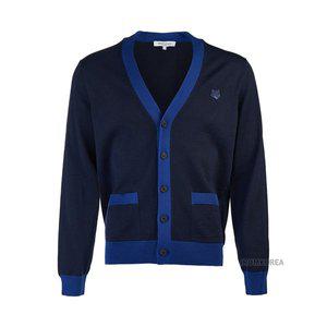 [메종키츠네](김해점)[메종 키츠네] FW24 남성 폭스헤드 레귤러 가디건 NM00507KT1036 P476