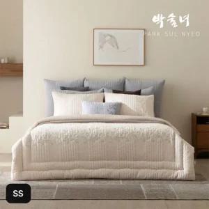 (슈퍼싱글)박술녀 통워싱 피그먼트 순면 침구 풀세트