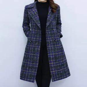 [클라셰]클라셰 트위드체크레이디코트+벨트SET_B4M2287