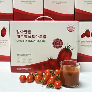 갈아만든 진짜 100% 국내산 대추 방울토마토즙 토마토즙 nfc주스 125ml 50포