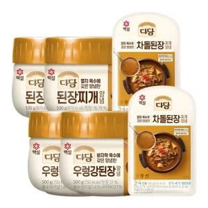 [CJ]다담 된장530+강된장500+차돌된장145 각 2개씩