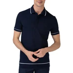 [LACOSTE] 프리미엄 반팔카라티 레귤러핏(네이비)