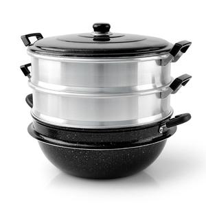 찜가마솥 대용량 다용도 3단찜솥 36cm 찜기 찜통 다용도찜기