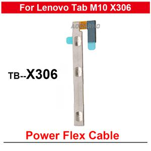 전원 켜기 끄기 플렉스 케이블 교체 부품 레노버 탭 M10 TB-X306 X306