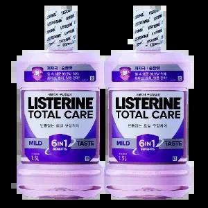 리스테린 토탈케어 마일드1.5L 2개
