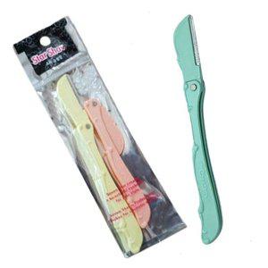 B접이식 눈썹칼 2P 눈썹정리 이미용품 메이크업 (WFHU1UF)