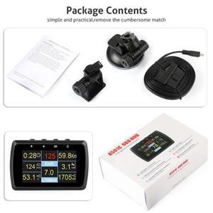 A10UNew A501C 다기능 스마트 자동차 obd hud 디지털 미터 오류 코드 알람 디스플레이 헤드 업