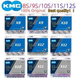 KMC X8 X10 로드/MTB 자전거 체인 크랭크셋 (시마노 SRAM용 퀵링크 포함)
