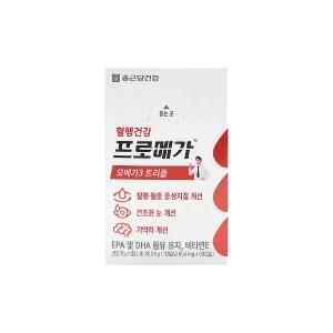 종근당건강 프로메가 오메가3 트리플 장용성캡슐 654mg x 60캡슐 x 1박스