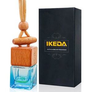 이케다 향수 자동차 방향제 8ml 향 | 45일 지속력 유지 걸이 디퓨저 병 남성용 홈 데오드라이저(1개, 신차)용 자동 냄새 제거