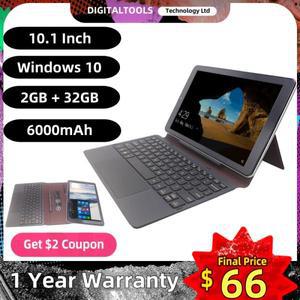 W1 10.1 인치 윈도우 10 태블릿 PC, 인텔 Z8350 쿼드 코어 CPU, 2GB RAM, 32GB ROM, 와이파이 USB 3.0 듀얼