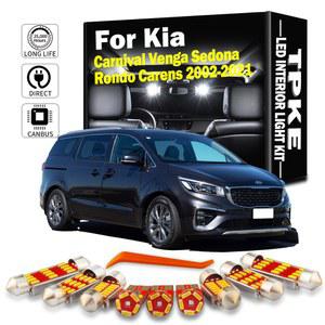 TPKE Canbus LED 인테리어 조명 키트 Kia 2021 Carens 2019 2018 Led 2020 Sedona Carnival 2017 Rondo 2002-2016 전구 자동차 Venga