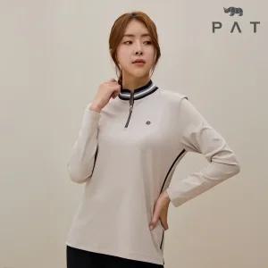[PAT 여성] 에리포인트 반집업 티셔츠_1I65401